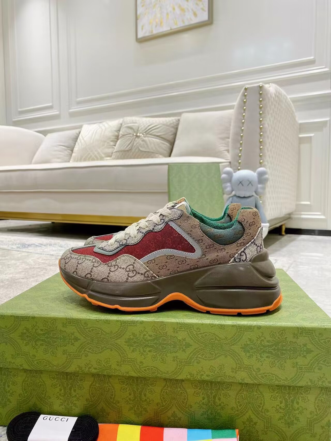 UA GUCCI GG Rhyton Sneaker