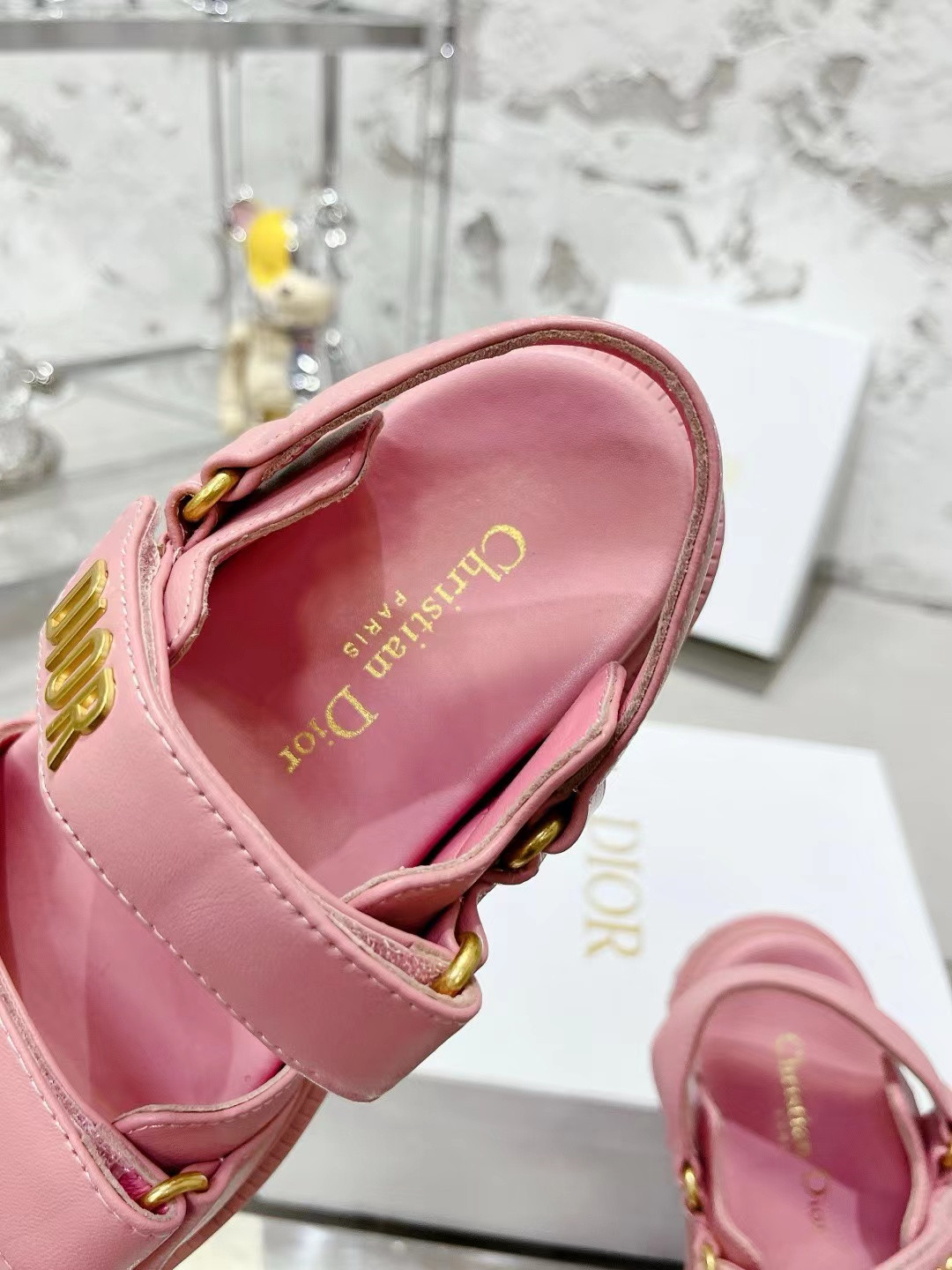 DIOR DIORACT SANDAL Pink