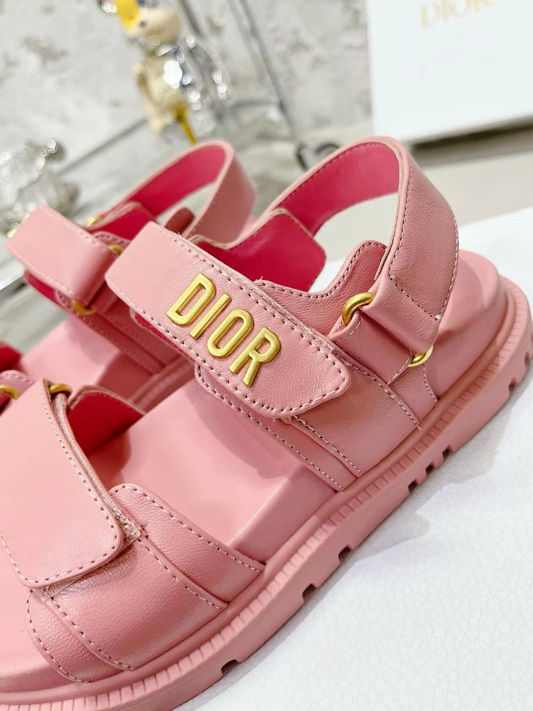 DIOR DIORACT SANDAL Pink