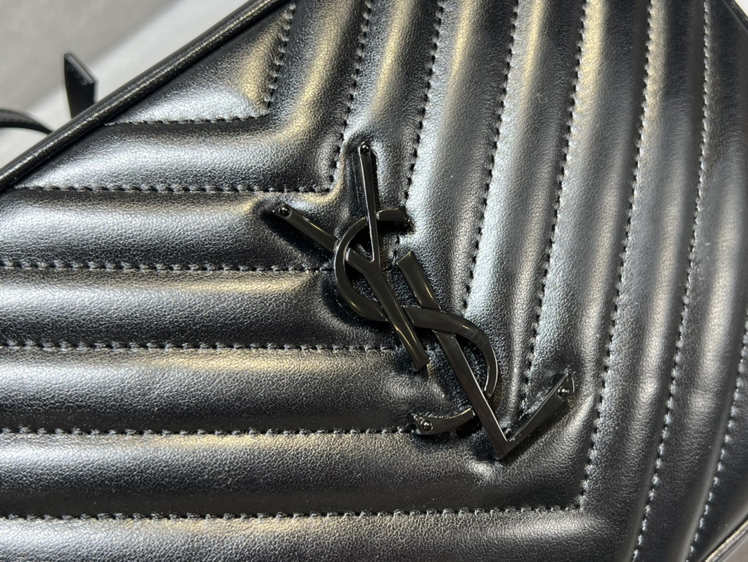 YSL LOU Camera bag in quilted leather