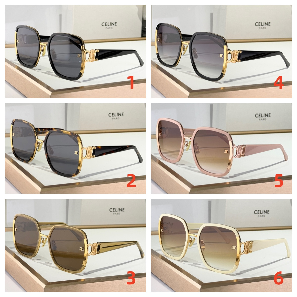 Celine Glasses CL40250 57-21-145