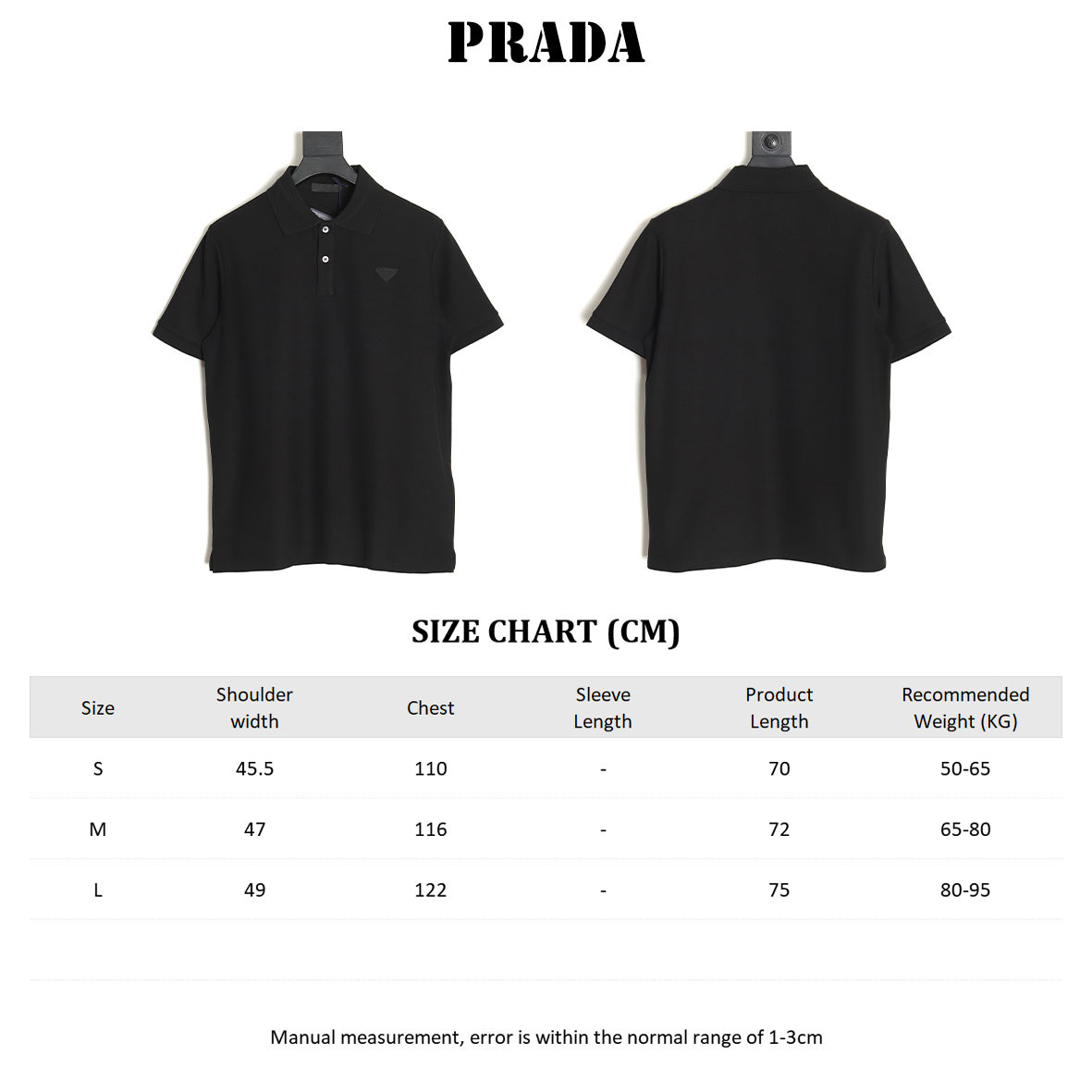 PRADA PRD Short-sleeved Polo shirt
