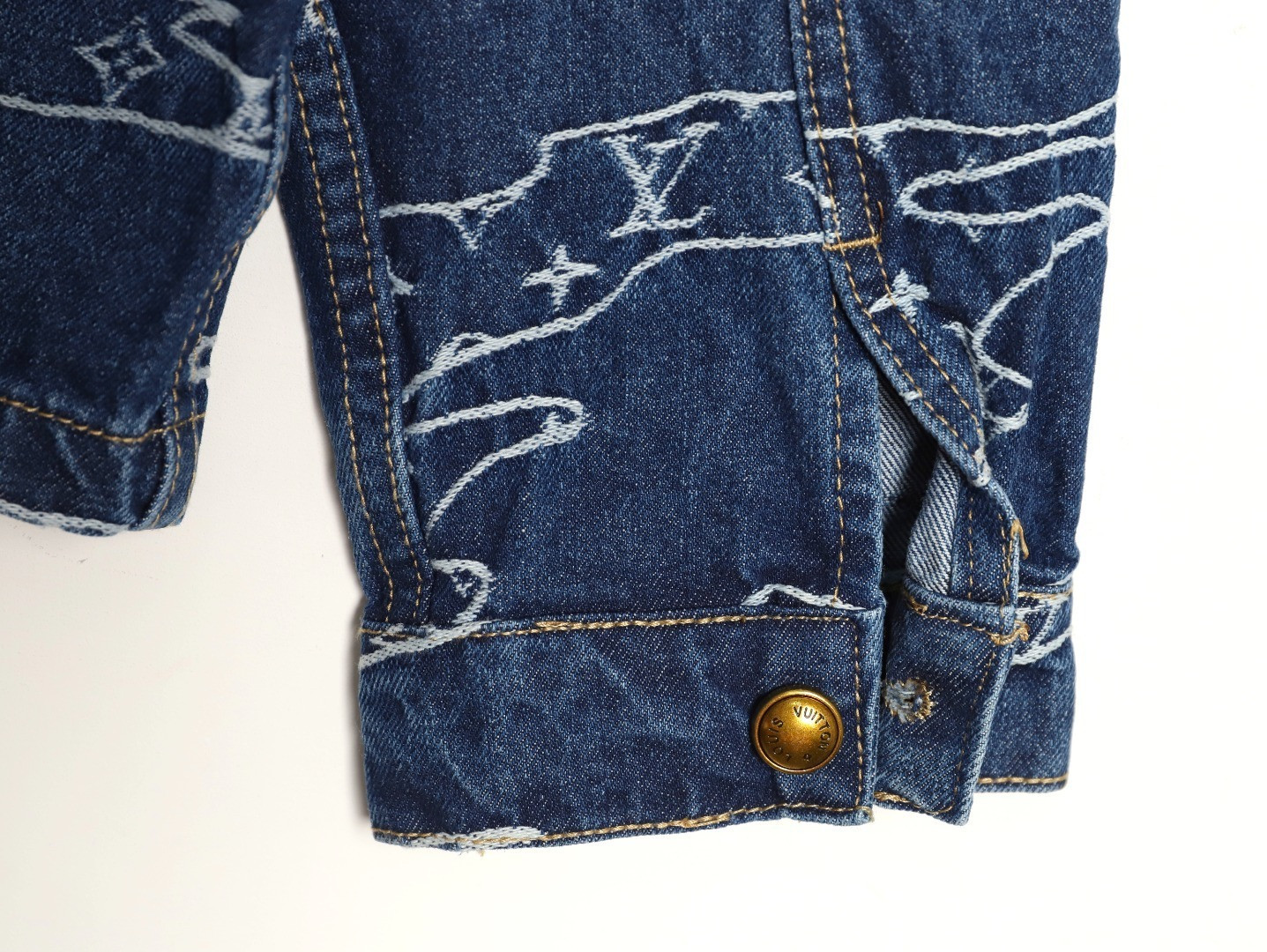 Louis Vuitton LV Pharrell nigo Tyler Denim Jacket Suit