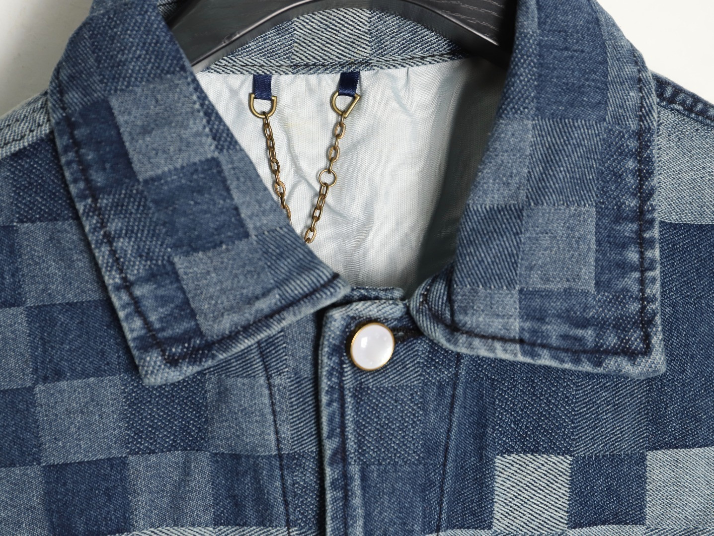 Louis Vuitton LV 25FW Denim Jacket Suit