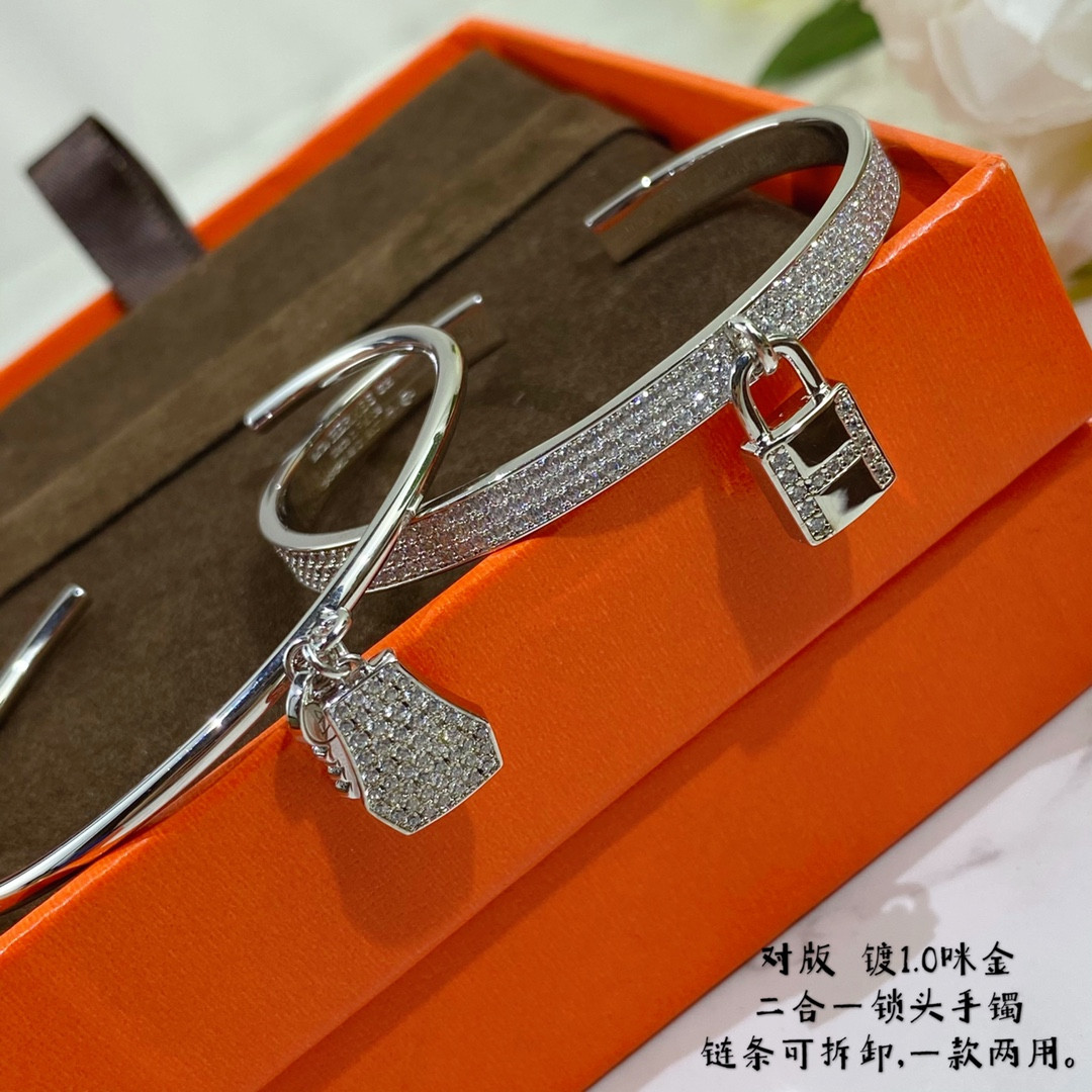 Hermes two-in-one padlock Bracelet