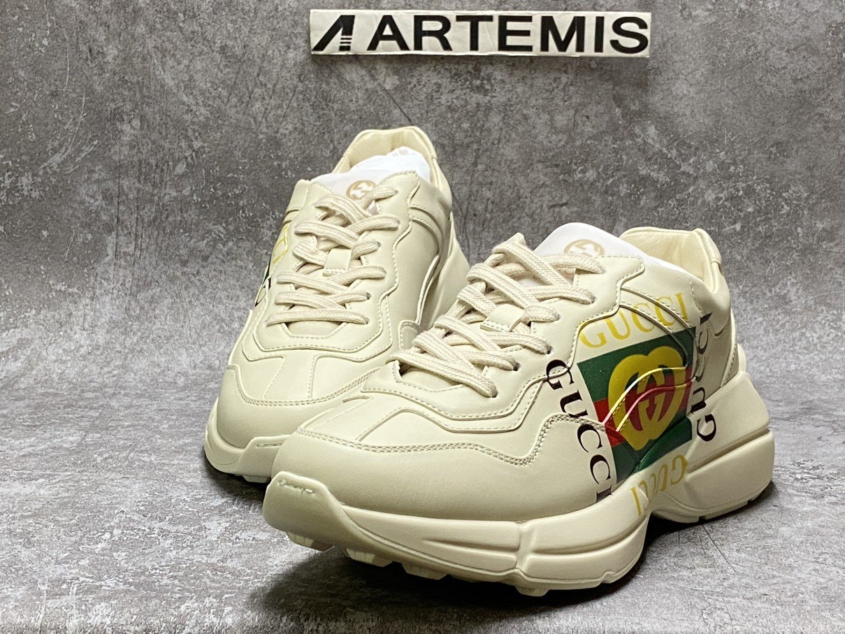 Gucci Rhyton Logo Ivory