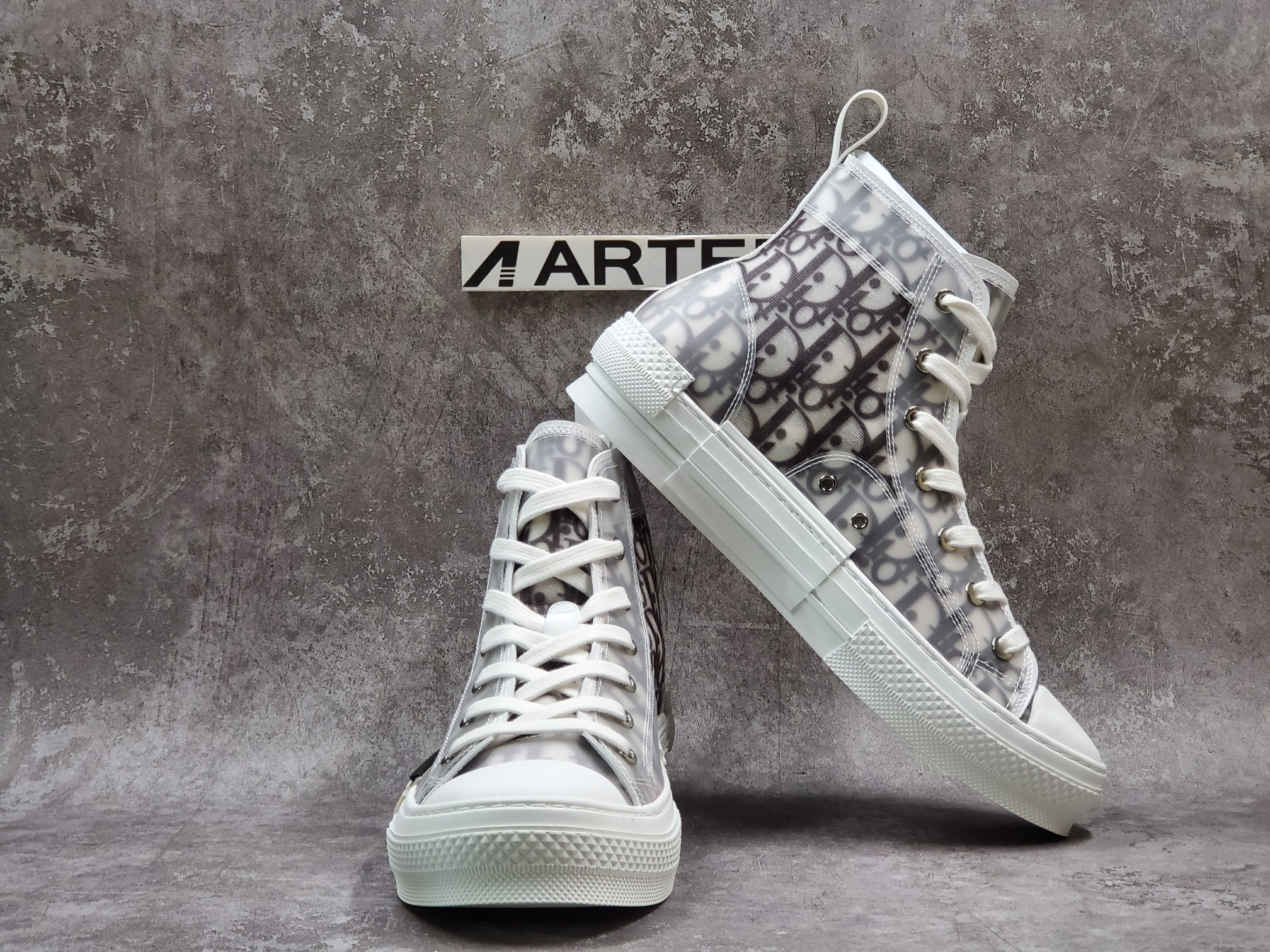 Dior B23 High Top Logo Oblique