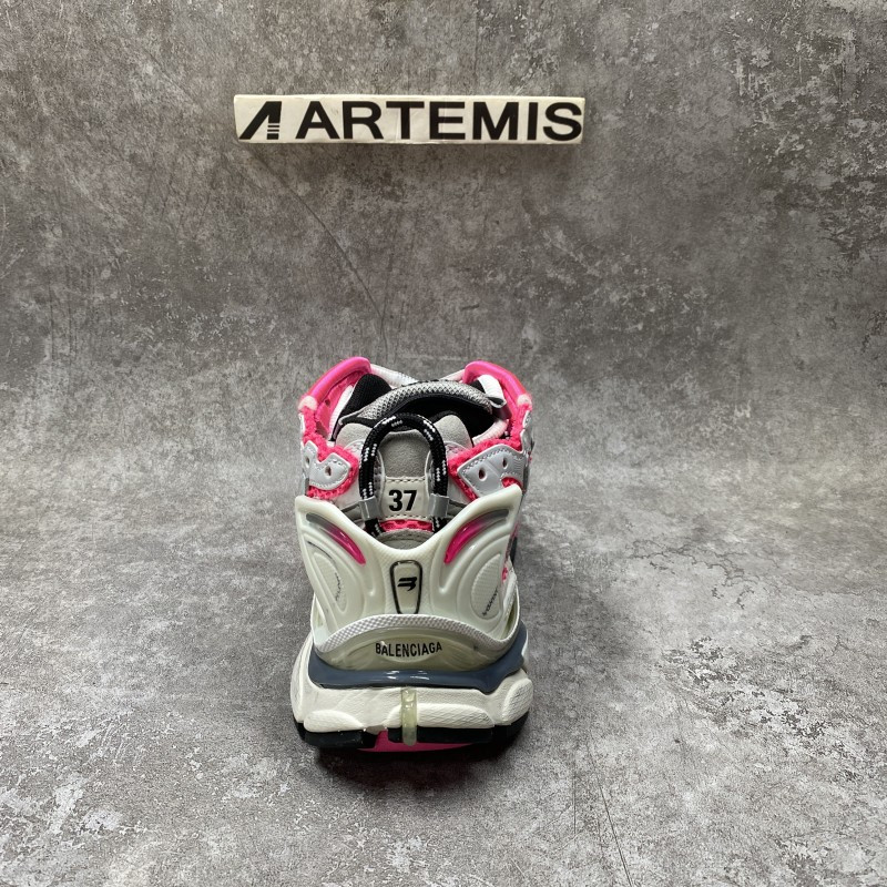 Balenciaga Wmns Runner Sneaker White Neon Pink