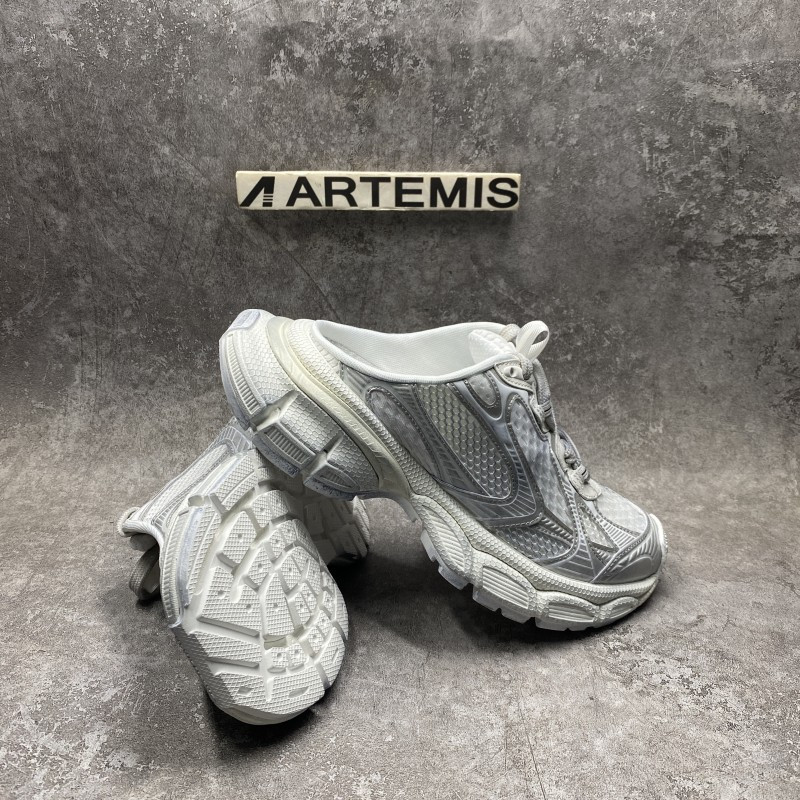 Balenciaga 3XL Mule Sneakers in Silver