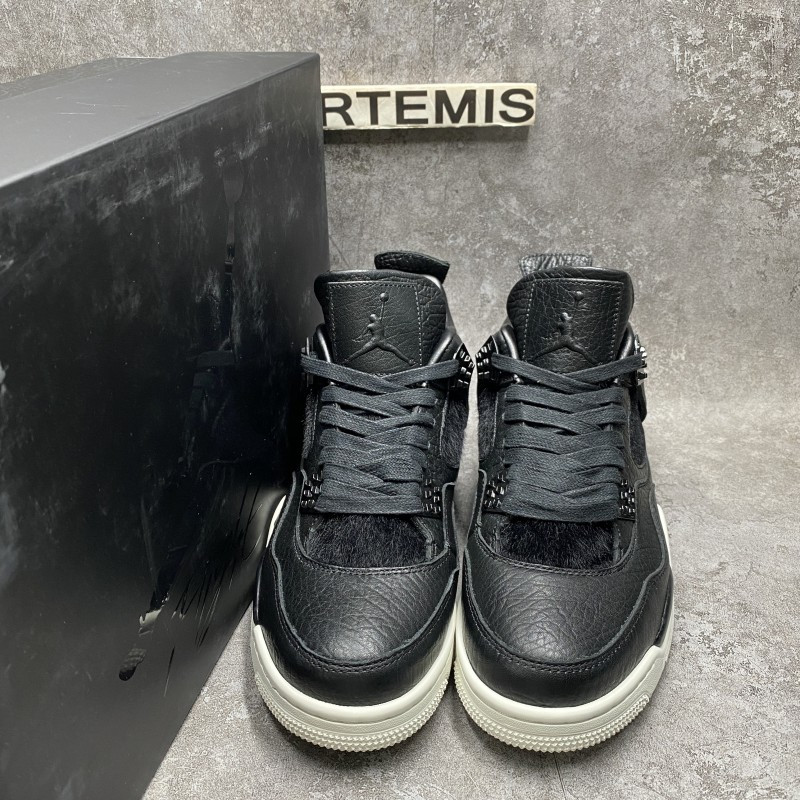 Air Jordan 4 Retro Pony Hair Black