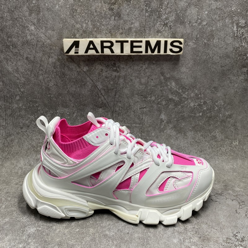 Balenciaga TRACK  SOCK White Pink