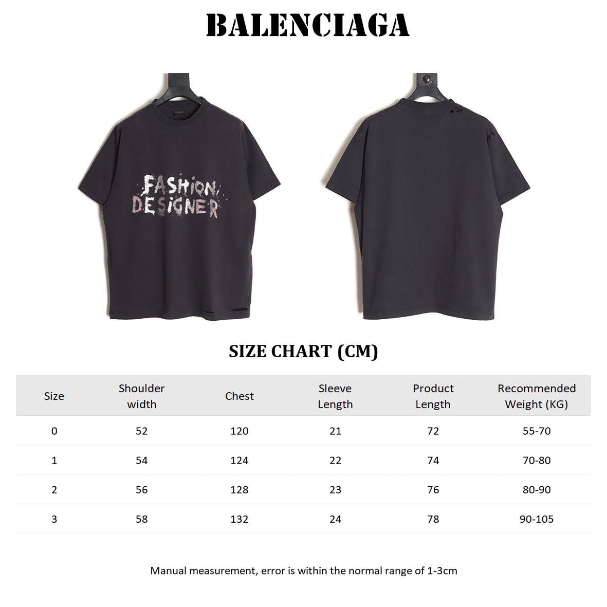 Balenciaga 25SS Short-sleeved T-shirt