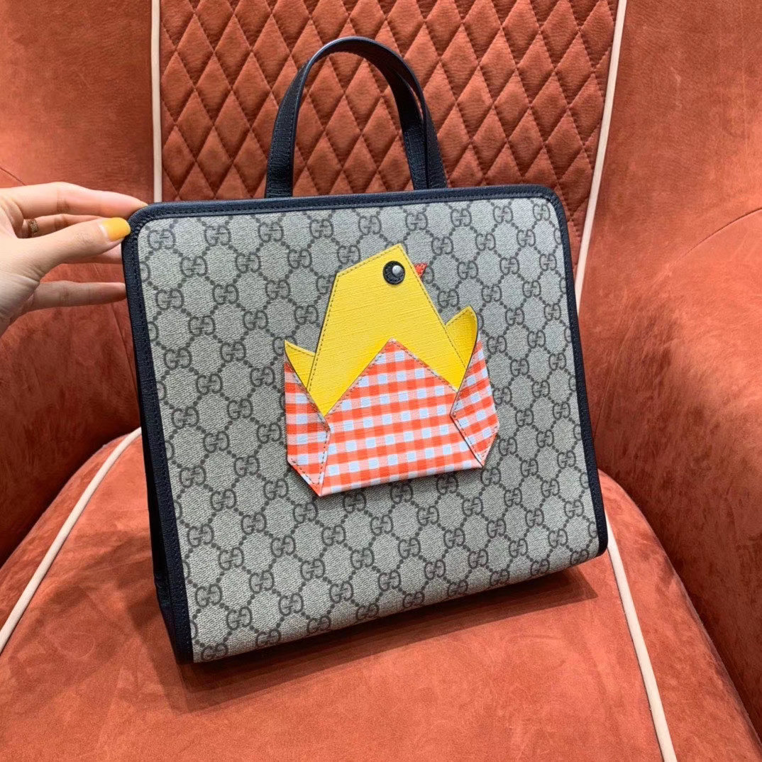 Gucci Children's GG tote bag with chick