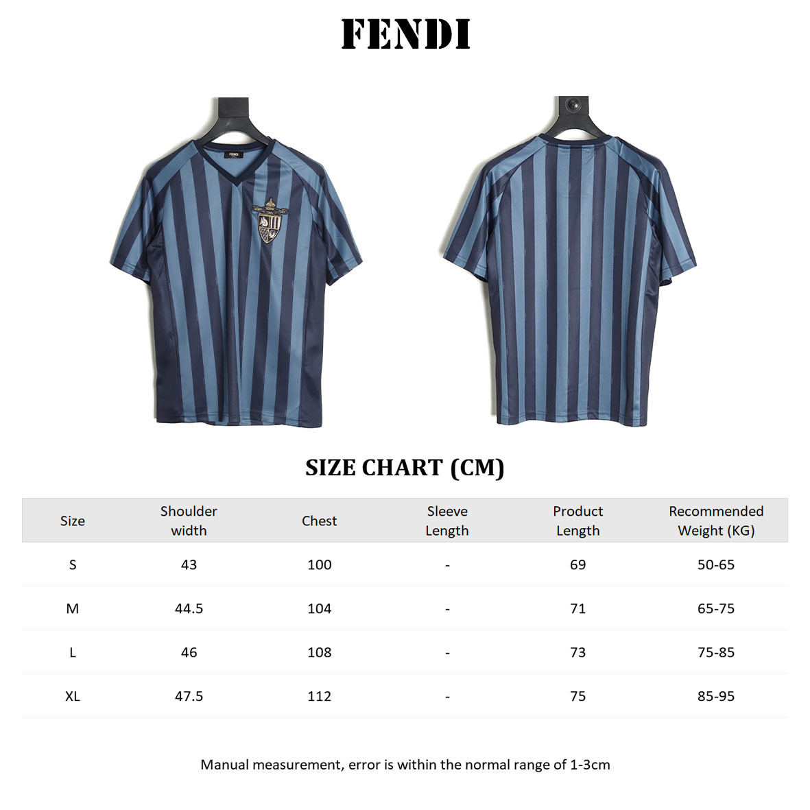 FENDI FD Club Short-sleeved T-shirt