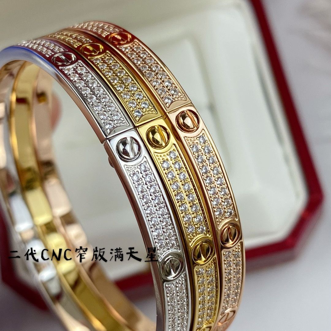 Cartier Narrow Gypsophila Diamond Bracelet(No returns or exchanges accepted)