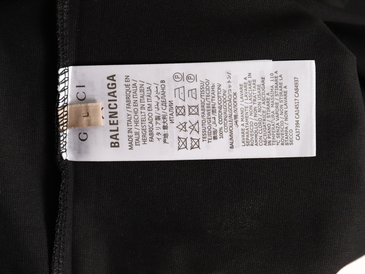 Gucci X Balenciaga 25SS Short-sleeved T-shirt