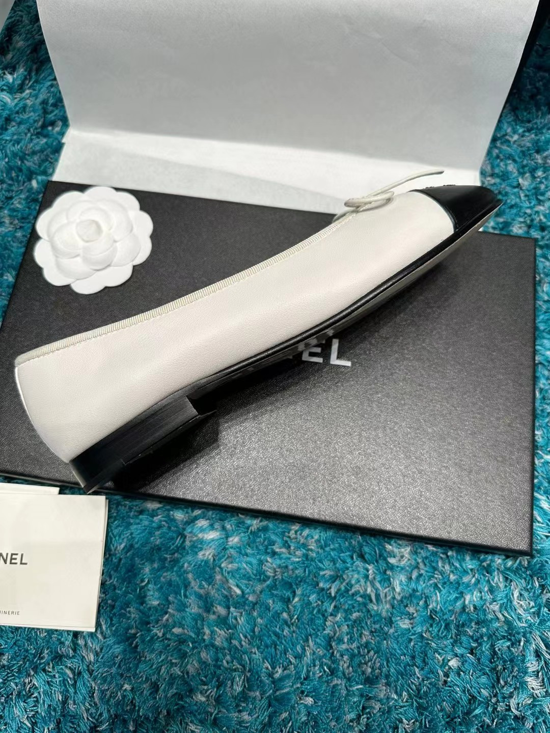 Chanel BALLET FLATS Lambskin & Grosgrain