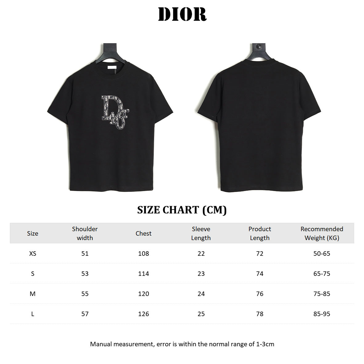 Dior 25SS Short-sleeved T-shirt