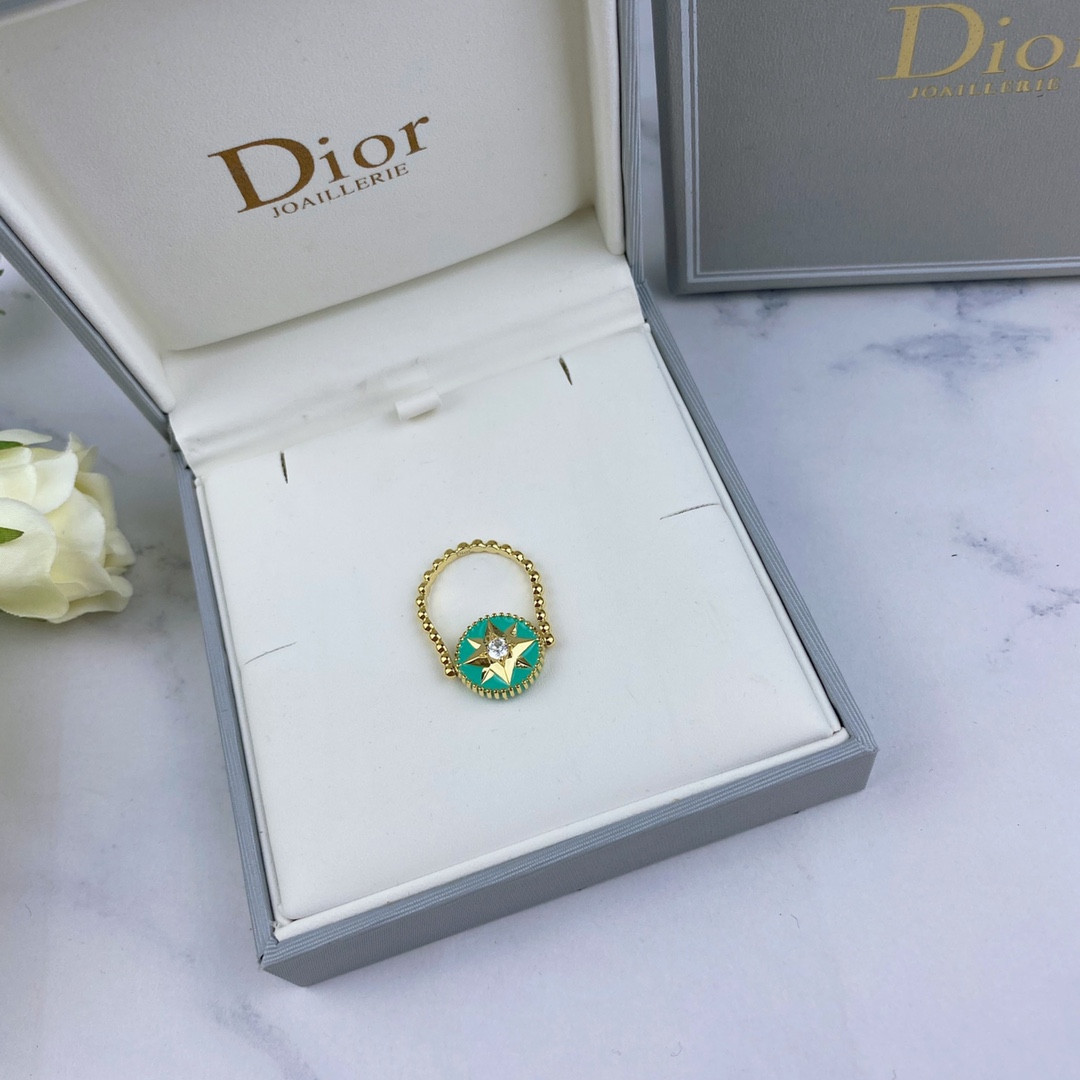 Dior Eight-pointed star Ring(No refund or exchange)