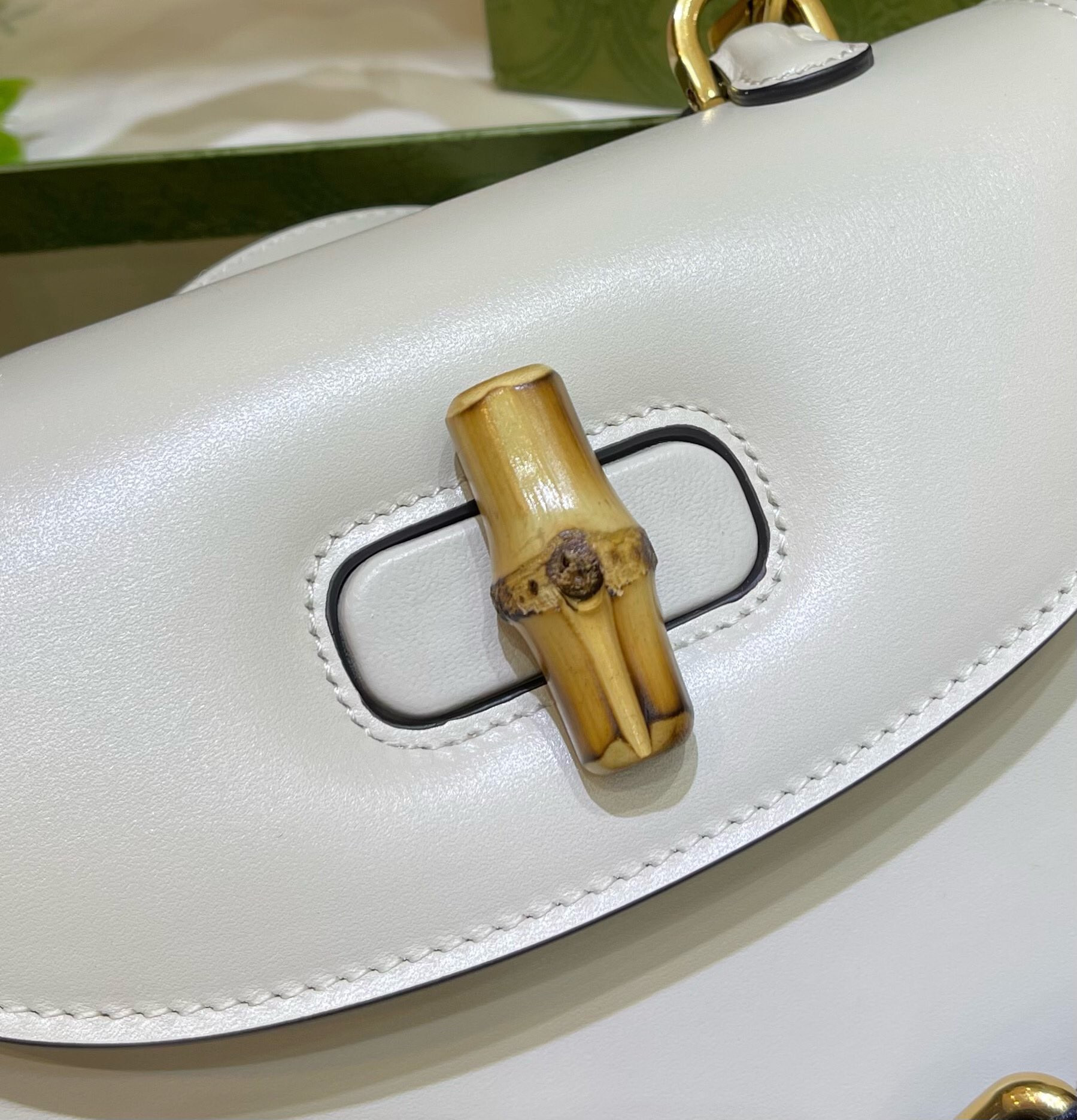 Gucci small bamboo tote