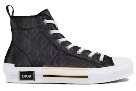 Dior B23 High Top Black CD Diamond