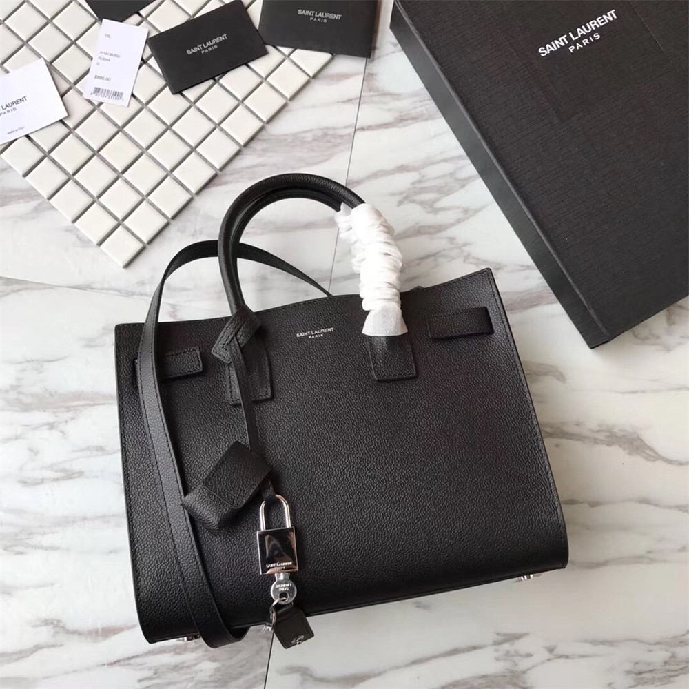 YSL SAC DE JOUR BABY IN GRAINED LEATHER