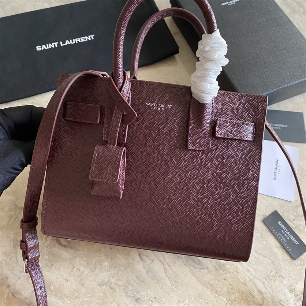 YSL SAC DE JOUR NANO IN GRAINED LEATHER