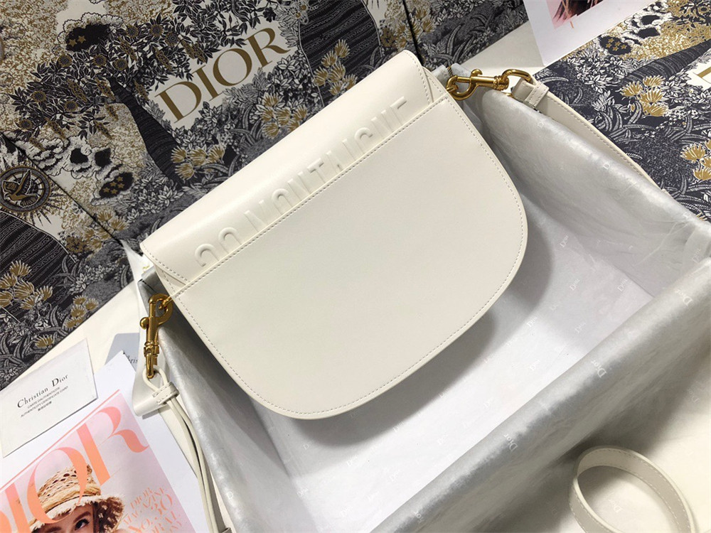 MEDIUM DIOR BOBBY BAG Latte Box Calfskin
