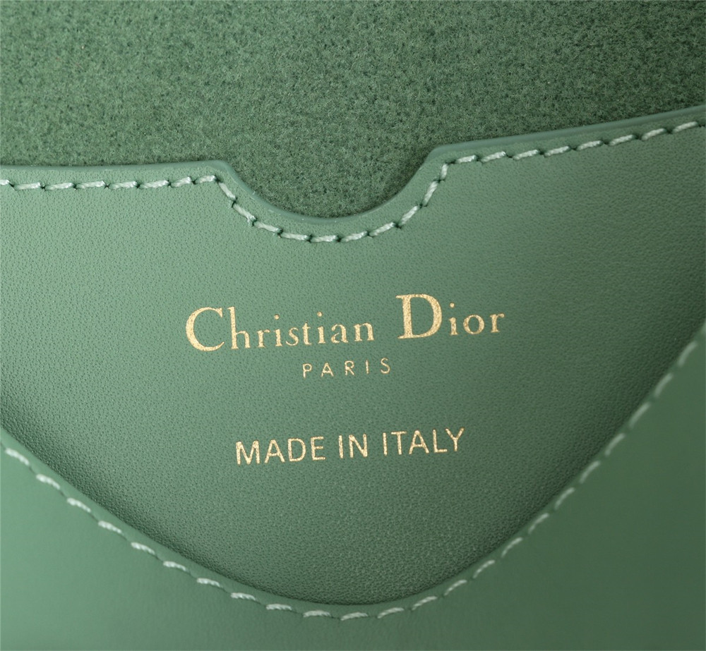 MEDIUM DIOR BOBBY BAG Green Box Calfskin