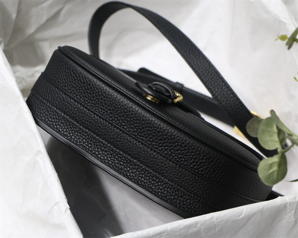 MEDIUM DIOR BOBBY BAG Black Grained Calfskin