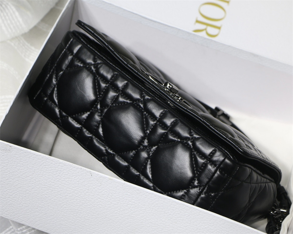 MEDIUM DIOR CARO BAG Supple Cannage Calfskin 25.5 x 15.5 x 8 cm