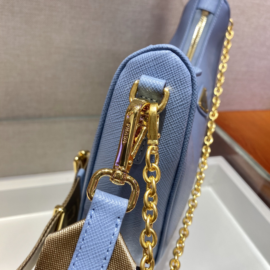 Prada Re-Edition 2005 Saffiano leather bag blue