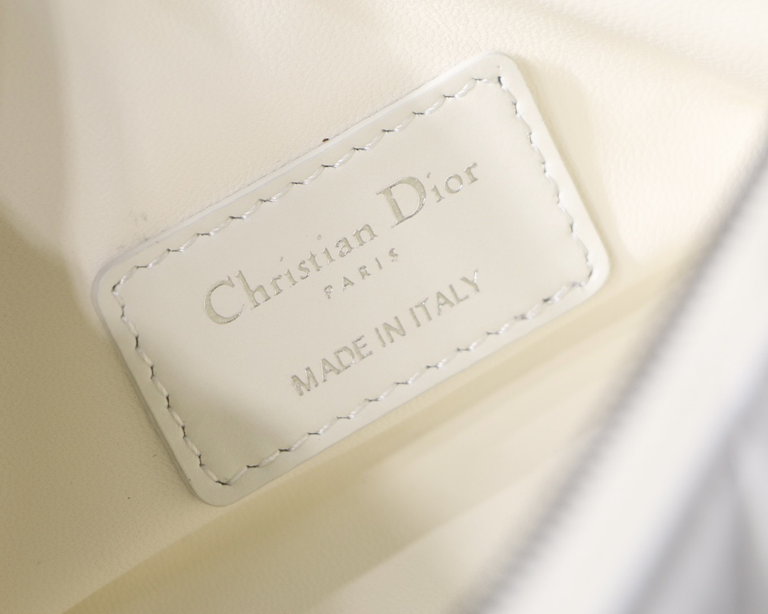 DIOR TRAVEL NOMAD POUCH WHITE
