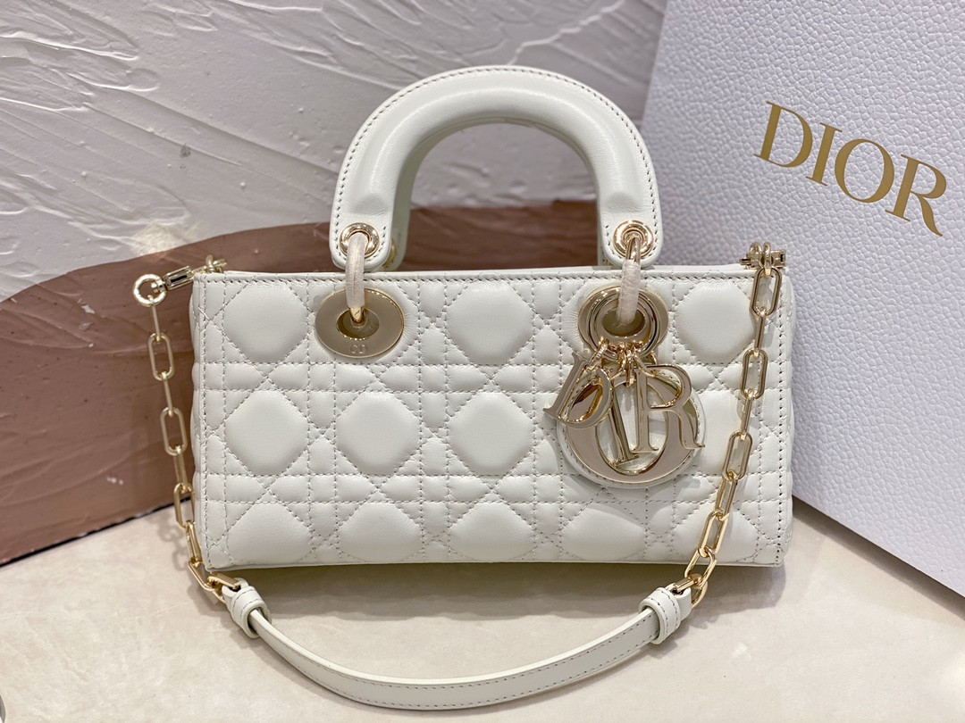 DIOR SMALL LADY D-JOY BAG Latte