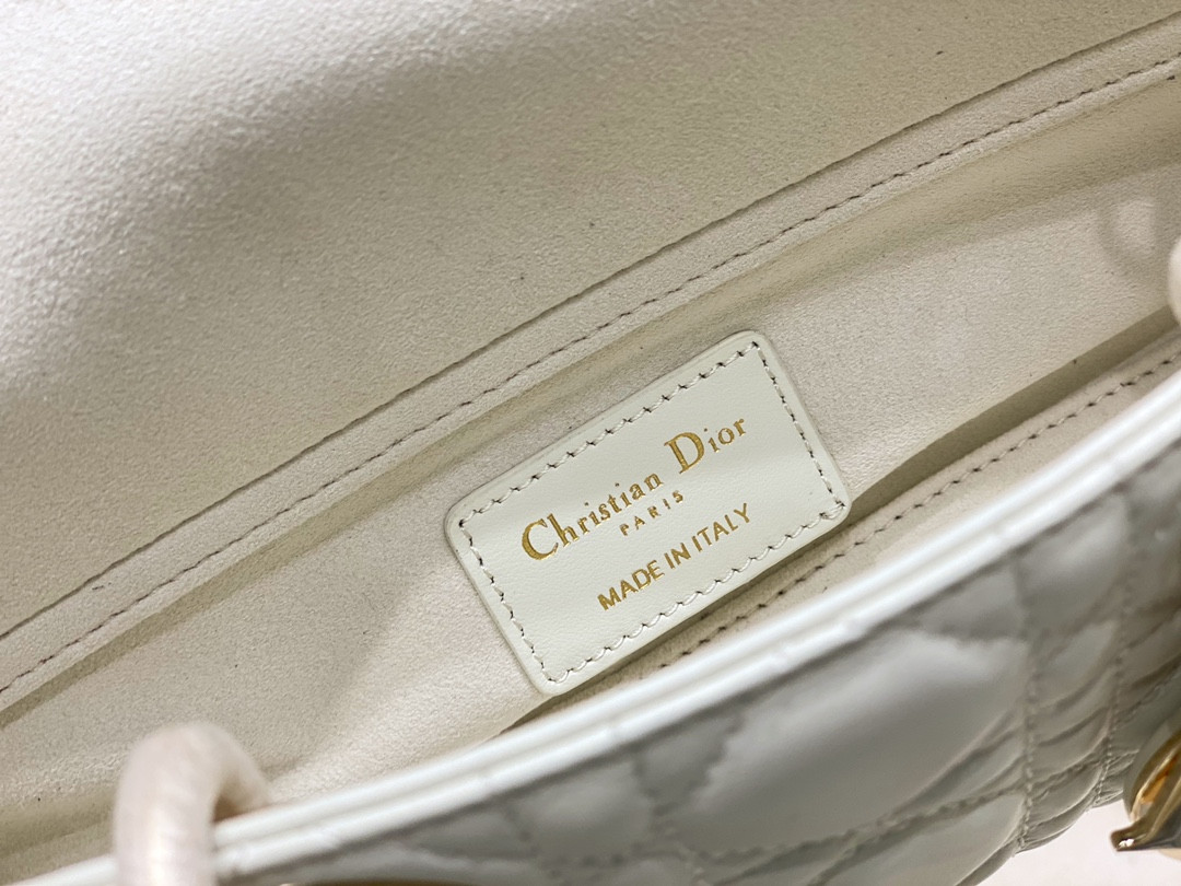 DIOR SMALL LADY D-JOY BAG Latte