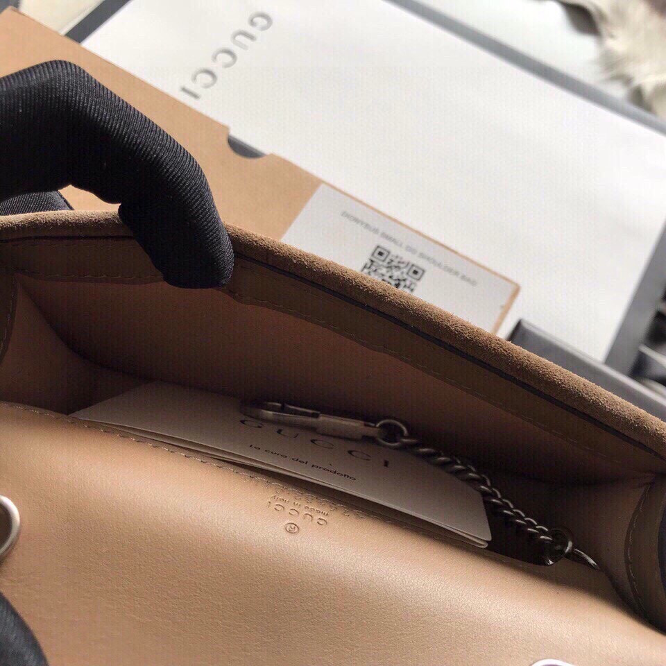 GUCCI DIONYSUS GG SUPREME SUPER MINI BAG 6.5"Wx3.9"Hx1.6"D