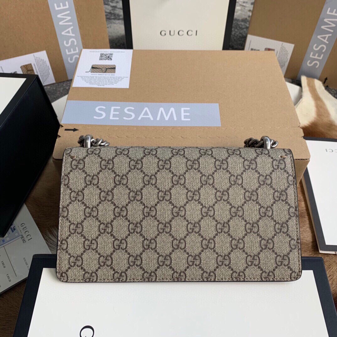 GUCCI DIONYSUS SMALL RECTANGULAR BAG 25x13.5x7cm