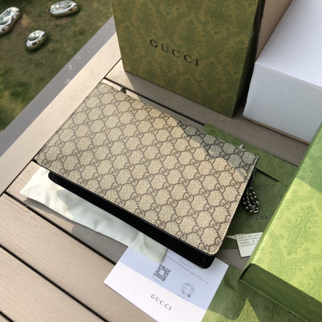 GUCCI DIONYSUS SMALL SHOULDER BAG 11"Wx7"Hx3.5"D