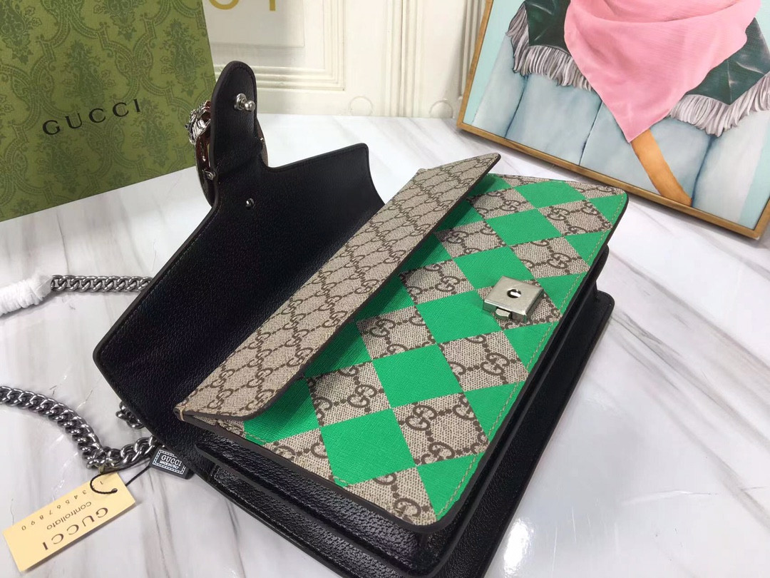 GUCCI DIONYSUS SMALL SHOULDER BAG 11"Wx7"Hx3.5"D