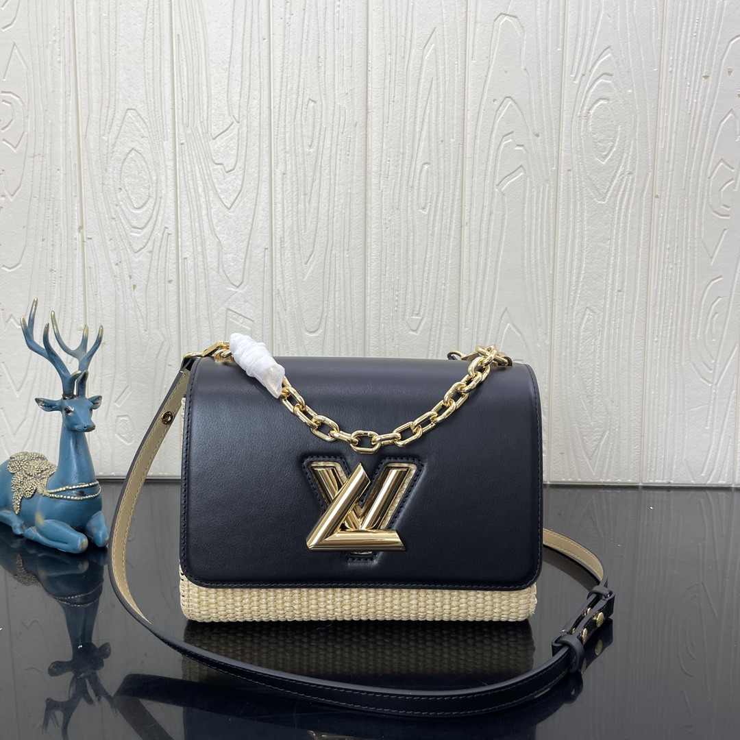 LOUIS VUITTON GO-14 MM Black 9.1 x 6.3 x 3.9 inches