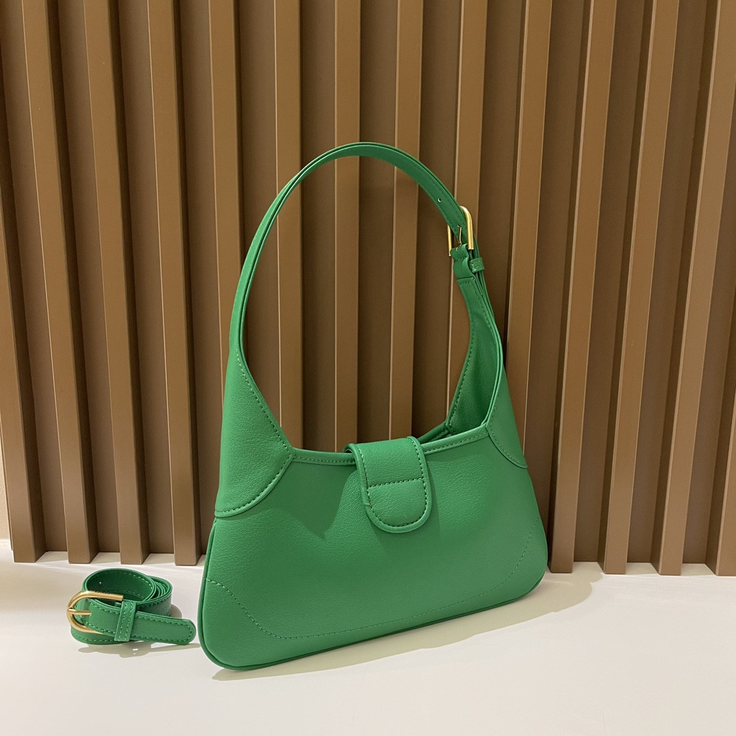 GUCCI APHRODITE SHOULDER BAG GREEN 27 X 13.5 X 2 cm