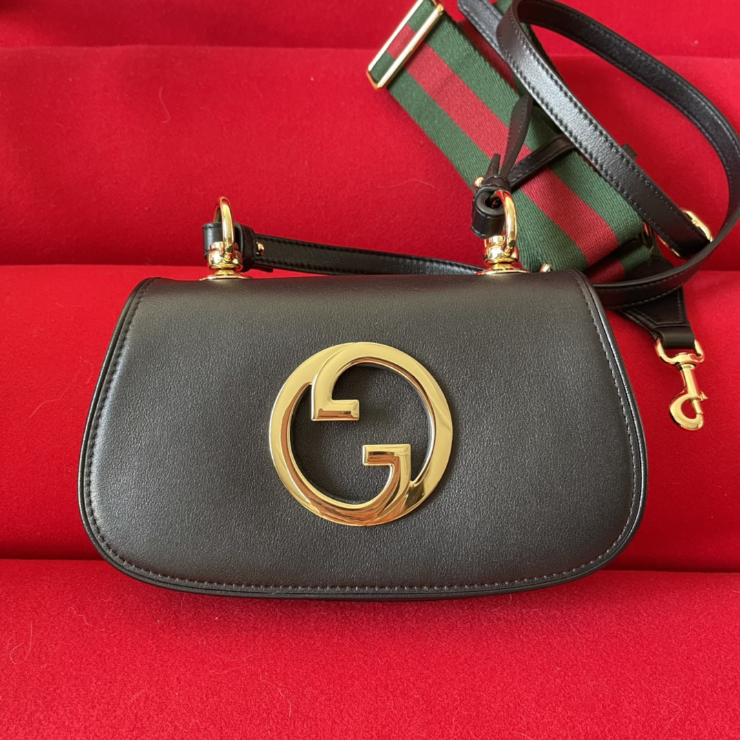 GUCCI BLONDIE MINI BAG BROWN 8.7"W x 5.1"H x 2.2"D