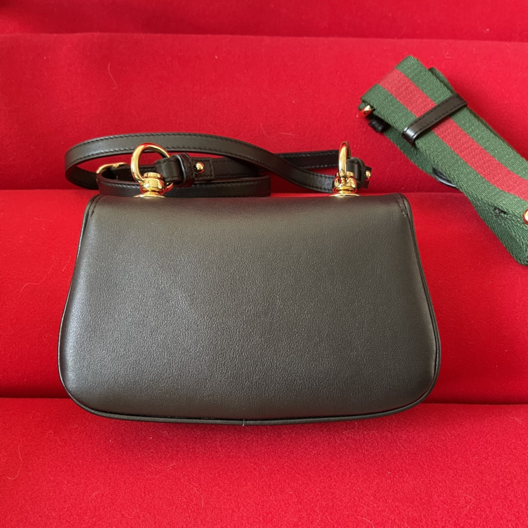 GUCCI BLONDIE MINI BAG BROWN 8.7"W x 5.1"H x 2.2"D