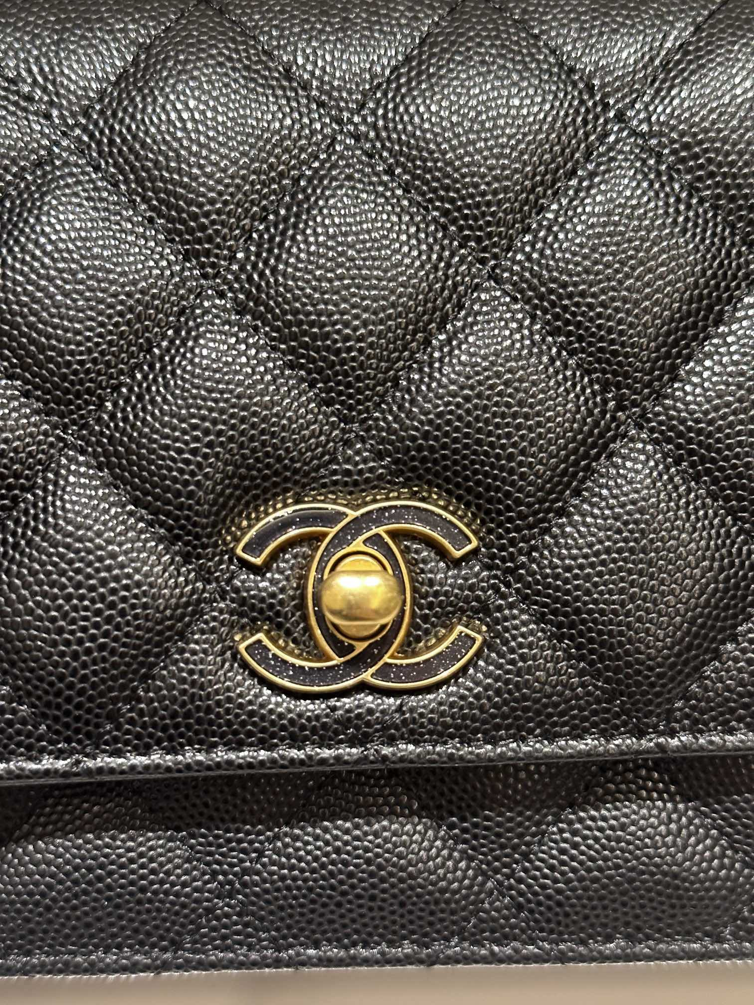 CHANEL CLASSIC WALLET ON CHAIN 4.8 × 7.5 × 1.4 in