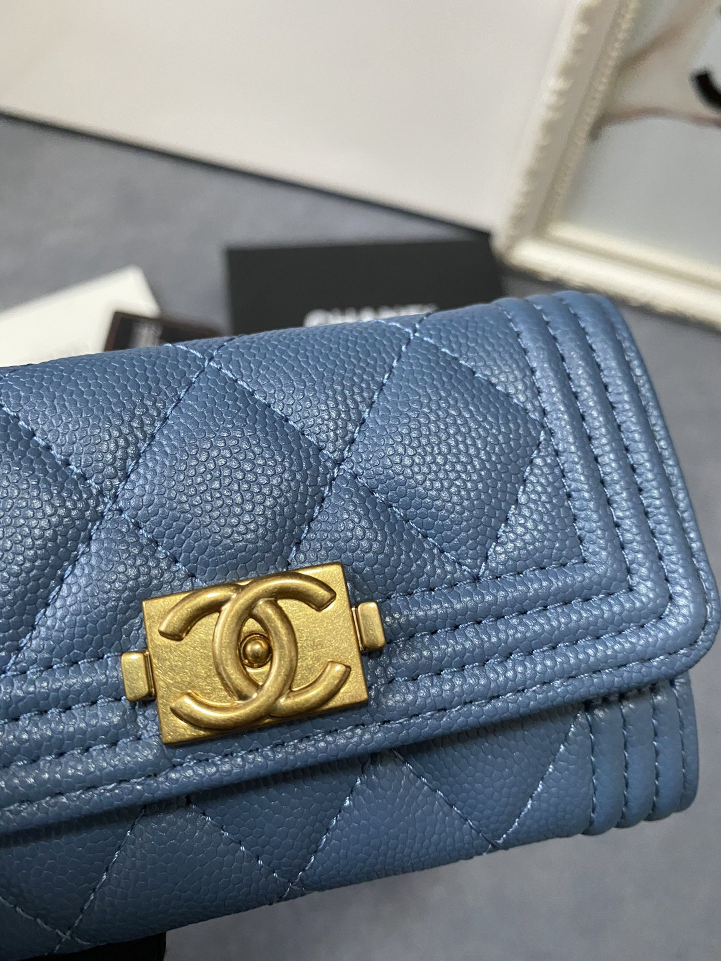 CHANEL FLAP WALLET 12-7CM