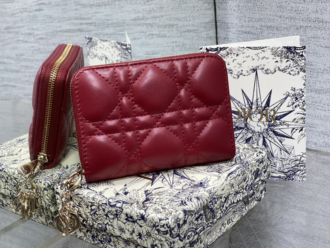 lady D*or voyageur small coin purse card holder