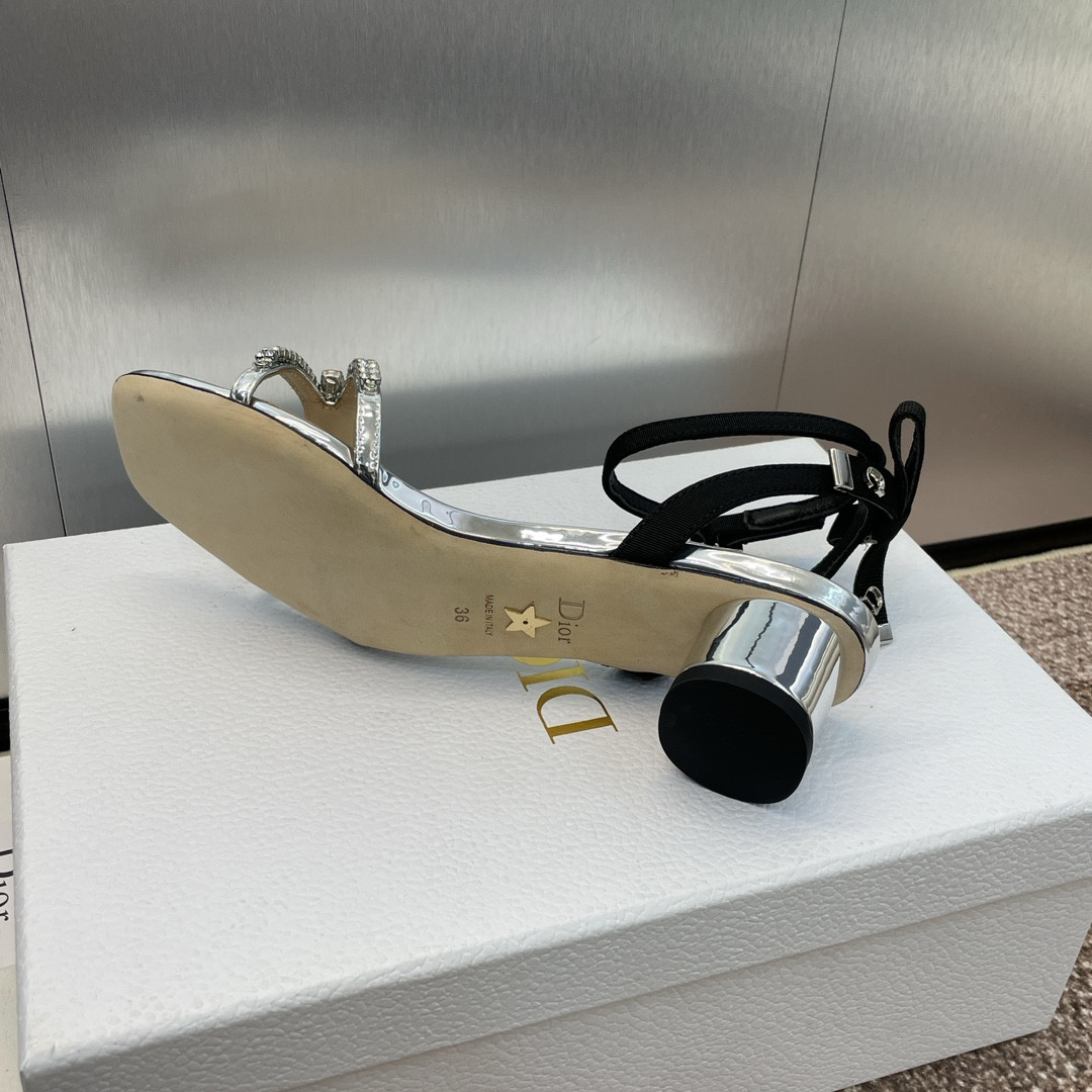 UA Dior Or Dior Sunset Heeled Sandal mid heeled