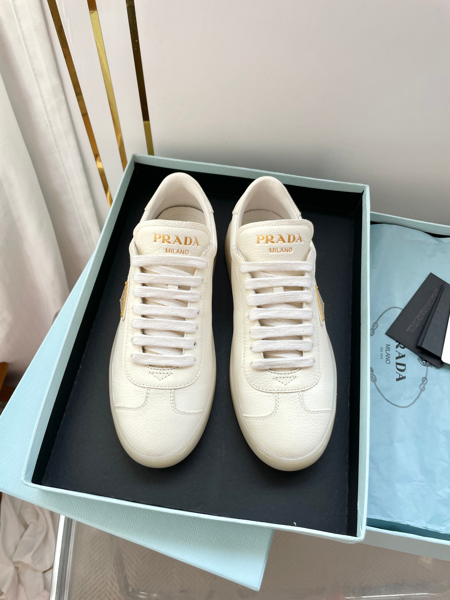 UA Prada Downtown nappa leather sneakers