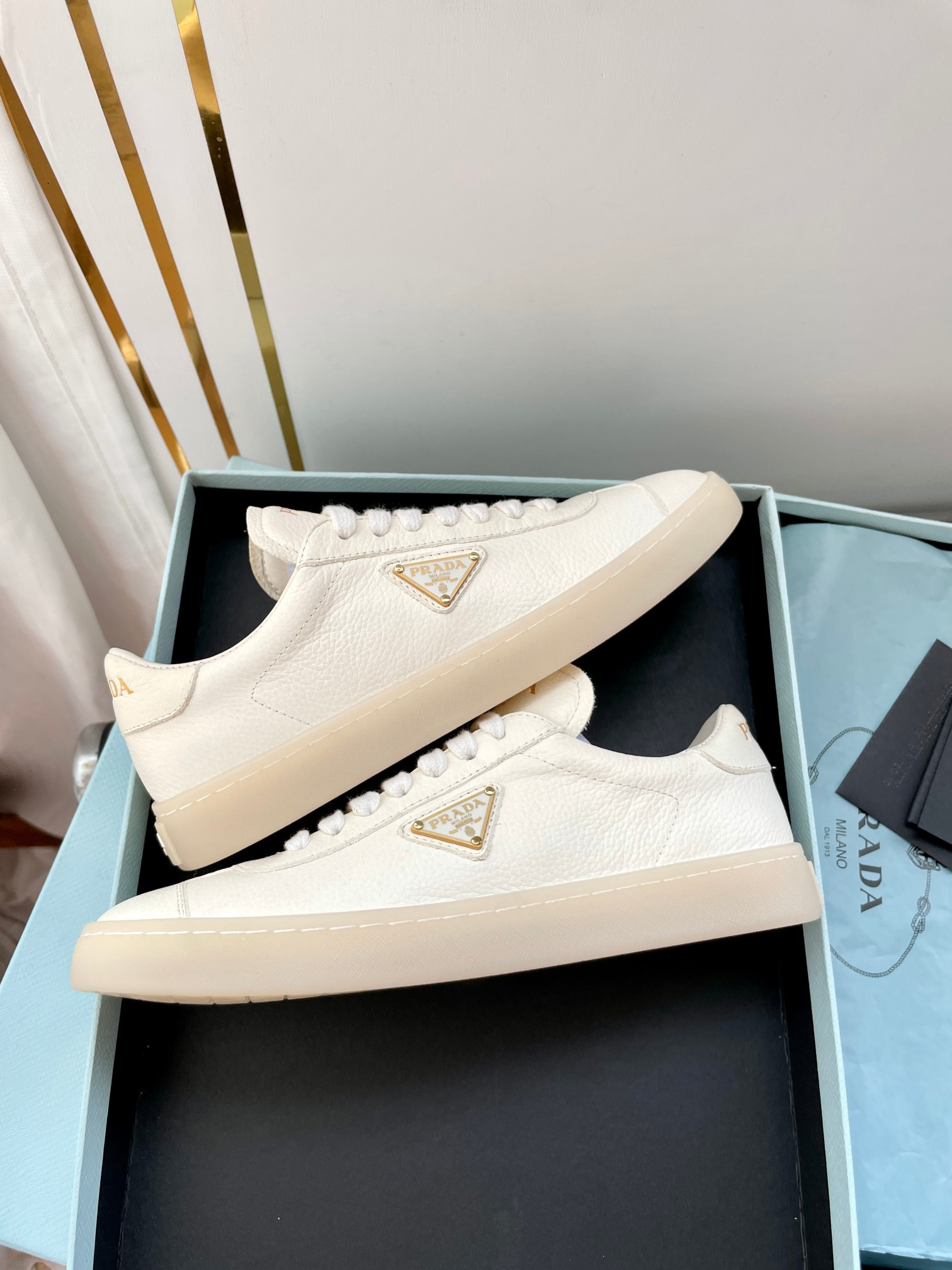 UA Prada Downtown nappa leather sneakers