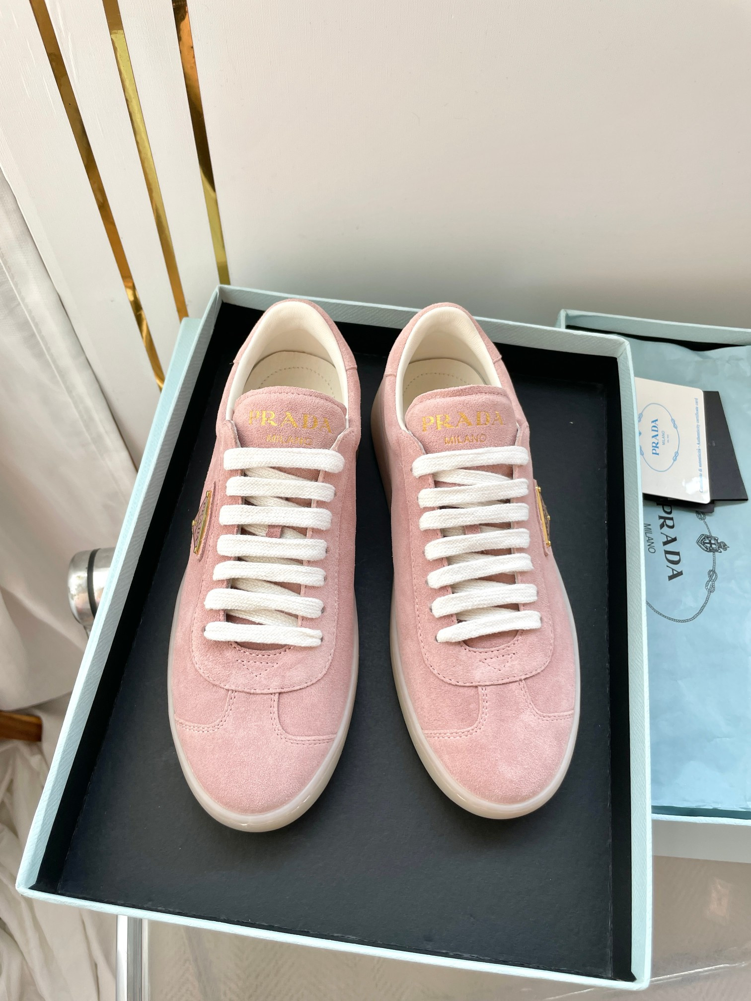 UA Prada Downtown nappa leather sneakers